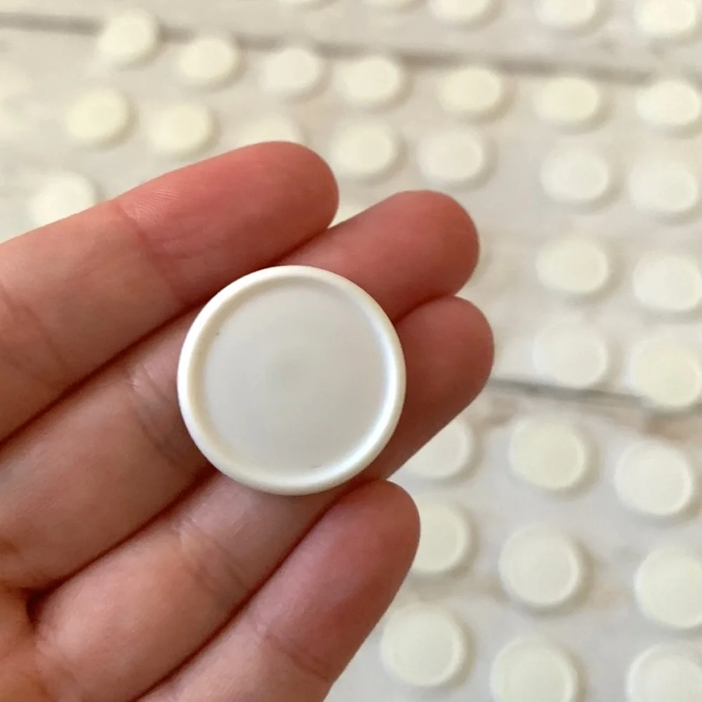 Learning Resources Counting Discs 100pc Set Educational Round Counters Set White